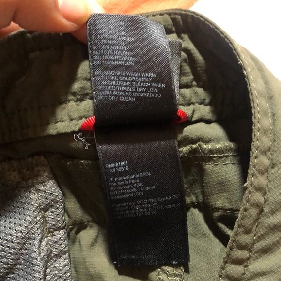 The North Face women's hiking shorts-size 12. Olive green color - Picture 11 of 12